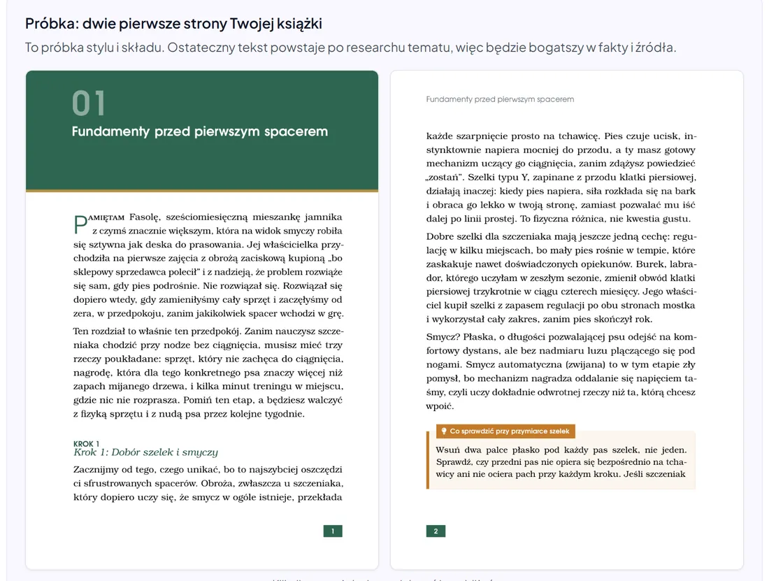 Przeczytaj próbkę jak uczestnik