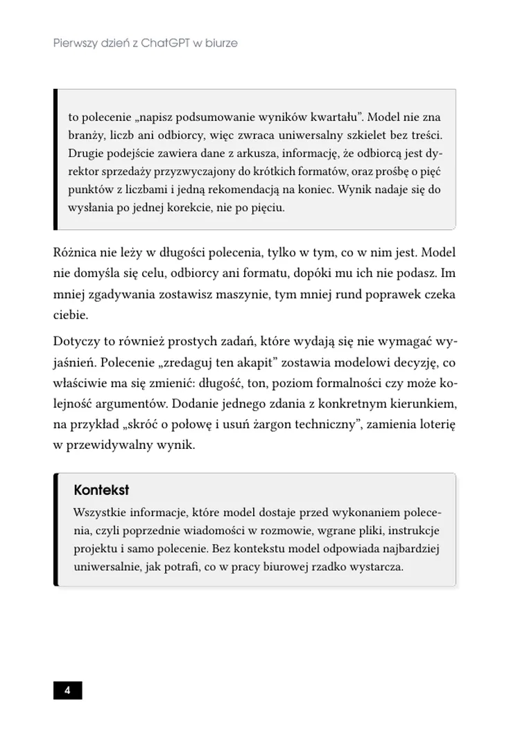 ChatGPT w pracy biurowej: praktyczny przewodnik (strona 6)