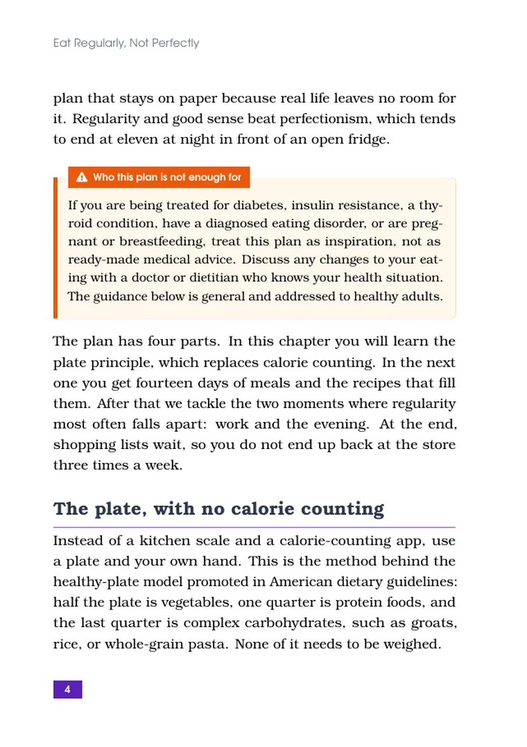 Eat Regularly, Not Perfectly (page 6)