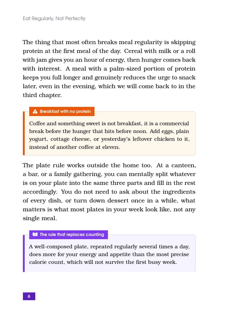 Eat Regularly, Not Perfectly (page 8)