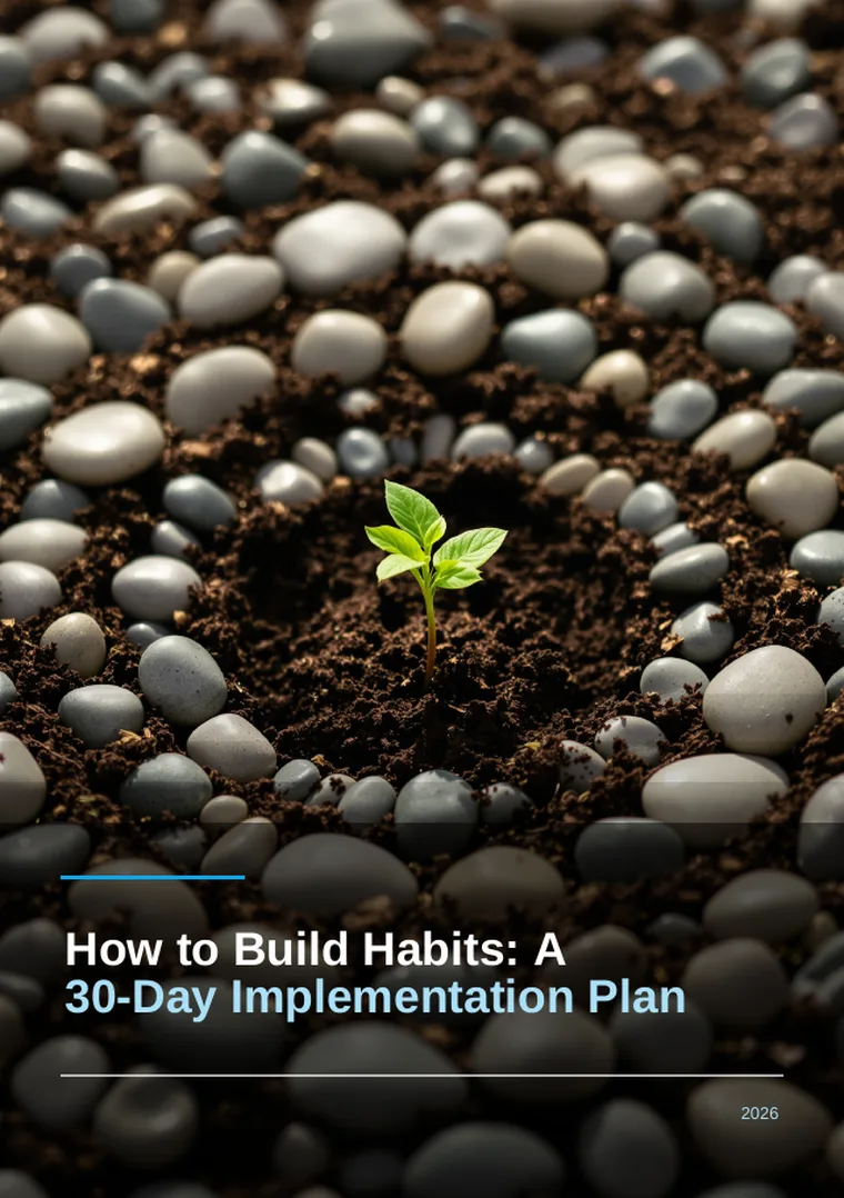 How to Build Habits: A 30-Day Implementation Plan (cover)