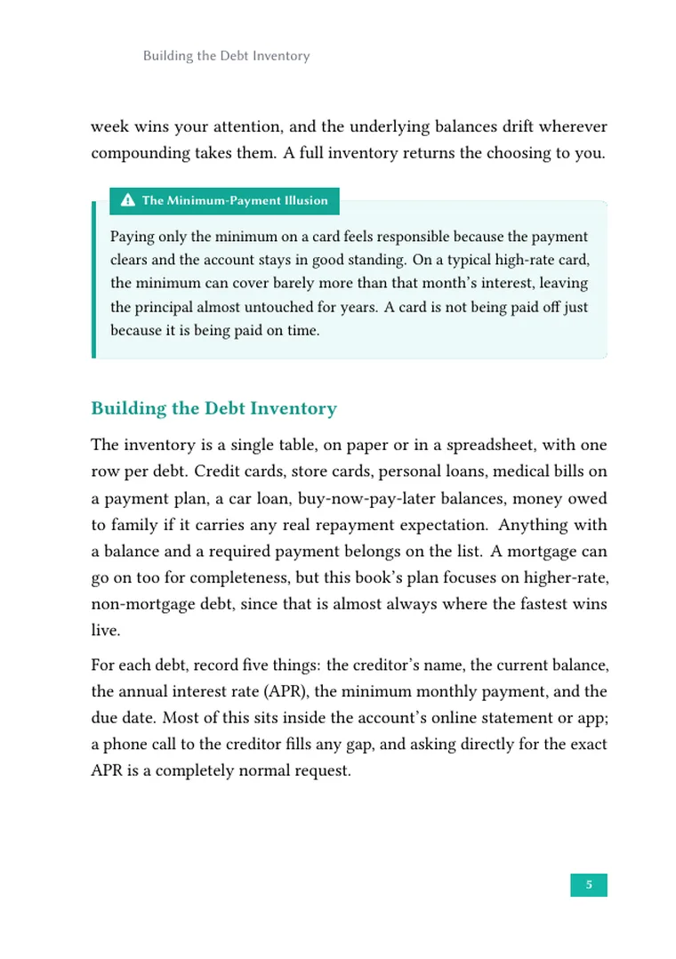 How to Get Out of Debt: A Step-by-Step Plan (page 7)