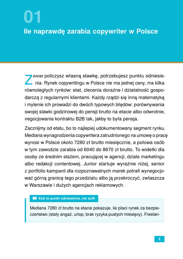 Ile zarabia copywriter i skąd brać zlecenia: realia rynku (strona 7)