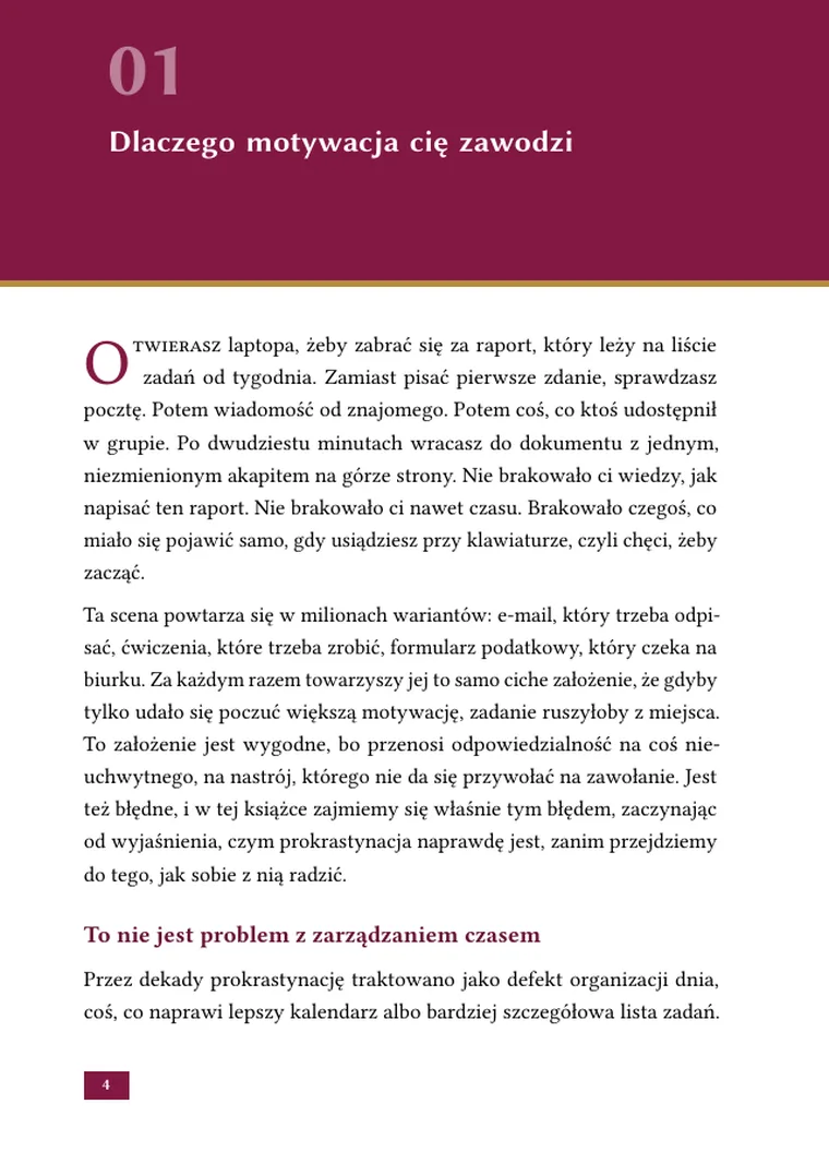 Jak przestać prokrastynować: system, nie motywacja (strona 6)