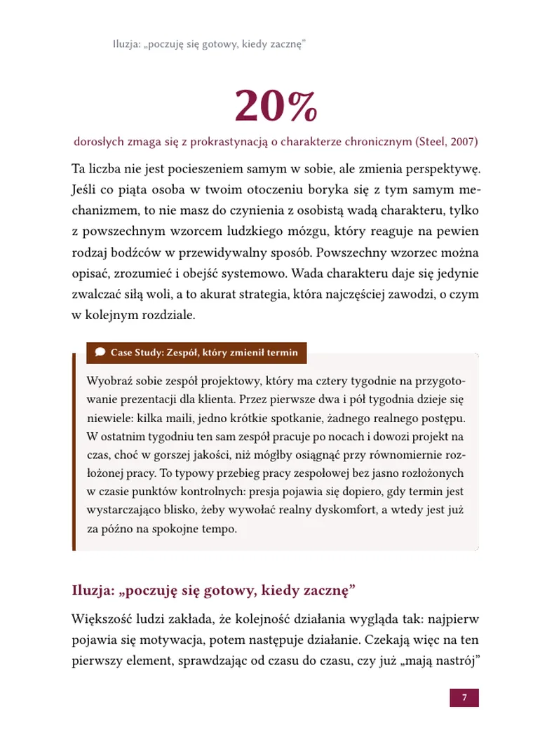 Jak przestać prokrastynować: system, nie motywacja (strona 9)