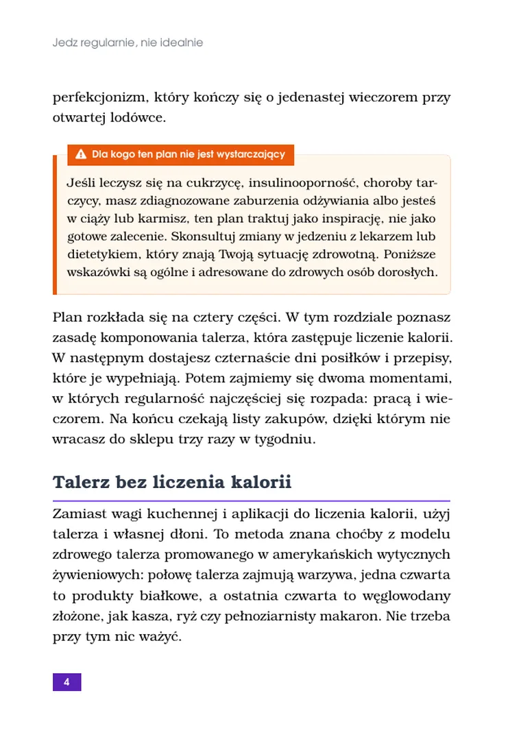 Strona 2 z podglądu książki „Jedz regularnie, nie idealnie”