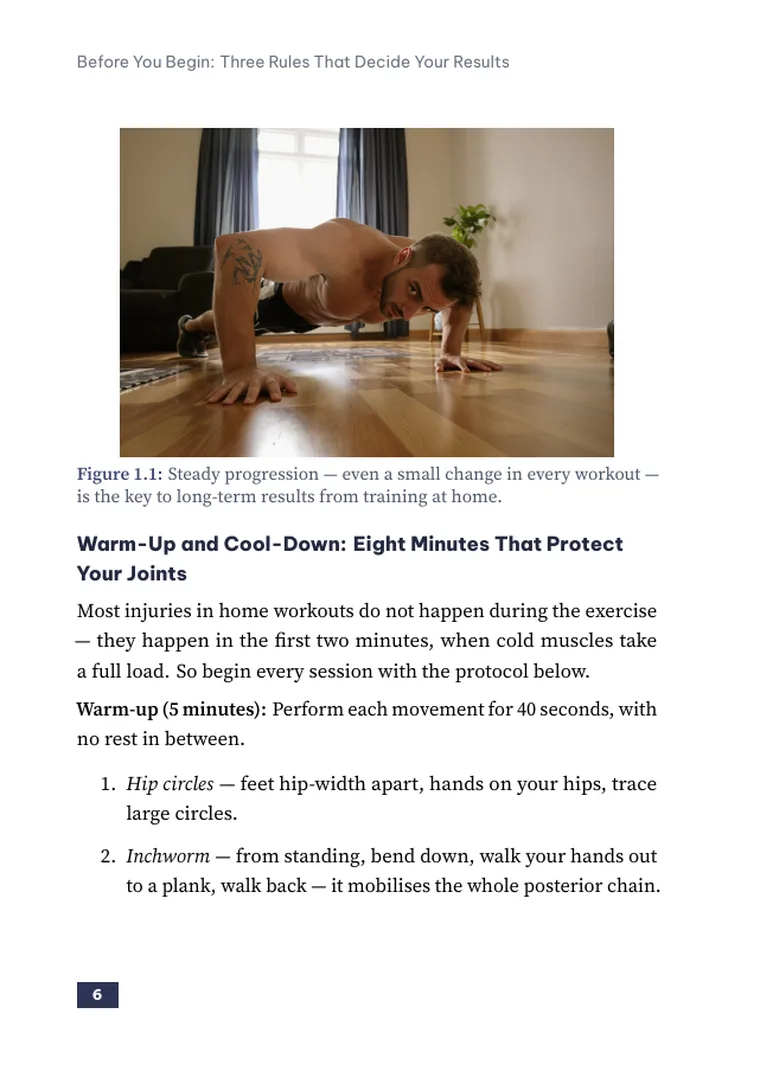 Strength Training at Home: 30 Bodyweight and Dumbbell Exercises (page 8)