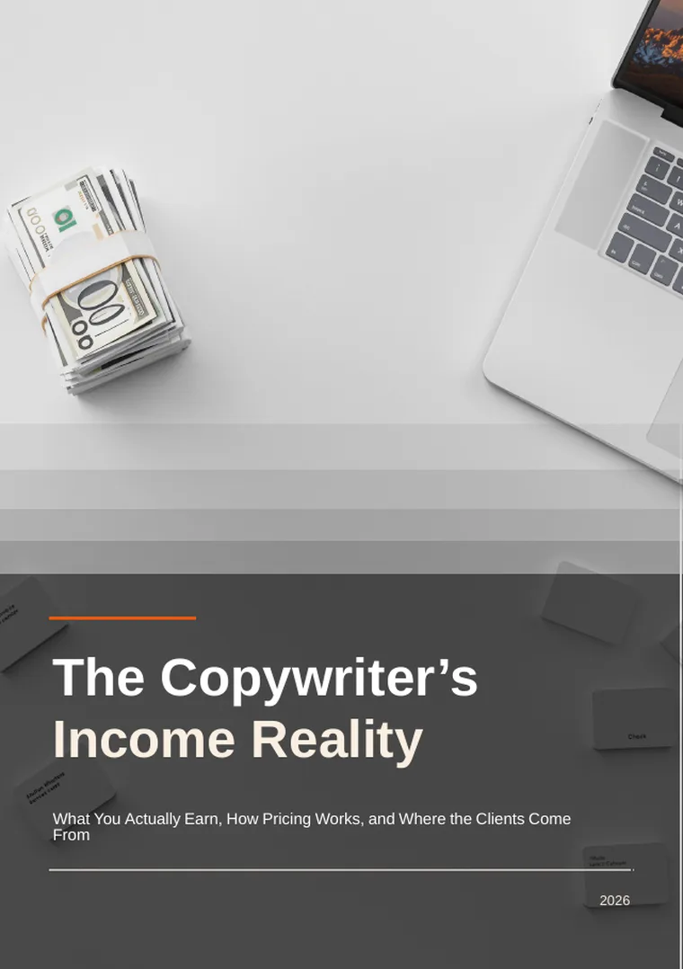 The Copywriter's Income Reality (cover)