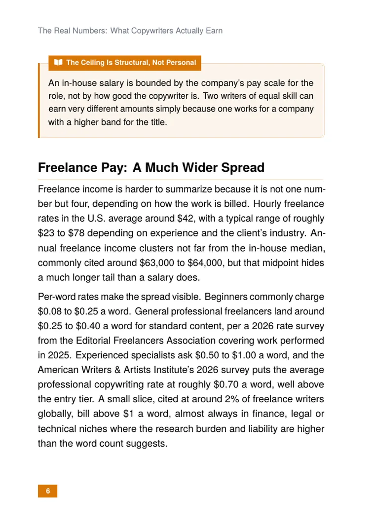 The Copywriter's Income Reality (page 8)